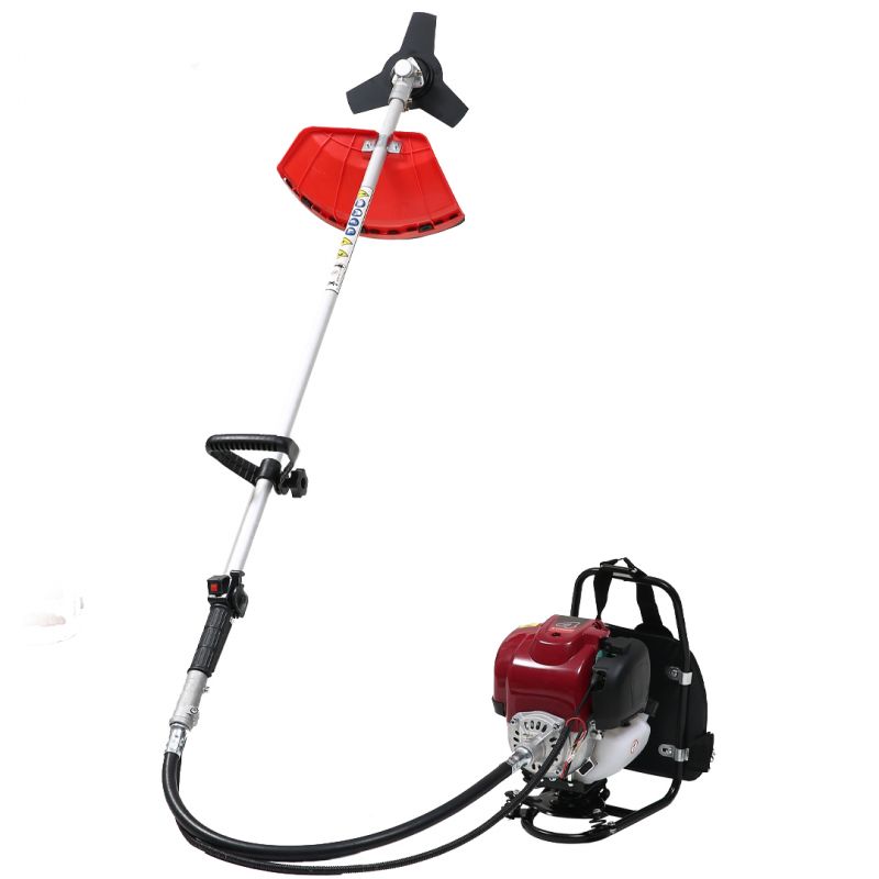 Lawn Mower Single Cylinder Air-cooled Four-stroke Weed Wacker Grass Trimmer Gas Fuel Powered